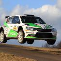 Der Titelverteidiger: Fabian Kreim im Skoda Fabia R5