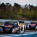 #3 Kelvin van der Linde(ZAF / Audi R8 LMS GT3 EVO II / ABT Sportsline), Test Hockenheim