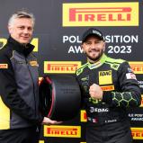 Pirelli Pole Position Award, Qualifying Samstag, #94 Franck Perera (FRA / Lamborghini Huracán GT3 Evo2 / SSR Performance), Oschersleben