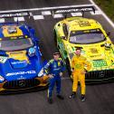 #24 Maro Engel / DEU, #48 Jules Gounon / FRAU (beide Mercedes-AMG GT3), Oschersleben