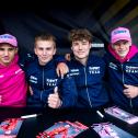 (v.l.n.r.) Riccardo Leone Cirelli, Mattias Bjerre Jakobsen, Maksymilian Angelard, Mattis Pluschkell, Dekra Lausitzring