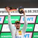 Zum ersten Mal auf dem DTM-Podium und direkt ganz oben: Maximilian Paul