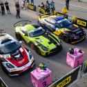 Die drei erstplatzierten Fahrzeuge nach dem Samstagsrennen, Norisring