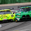 #11 Marco Wittmann (DEU / BMW M4 GT3 / Schubert Motorsport) & #91 Thomas Preining (AUT / Porsche 911 GT3 R / Manthey EMA), Hockenheimring