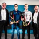 Night of the Champions: ADAC Ehrenpräsident Hermann Tomczyk, Alexander Schwarzer, Alexander Fach und ADAC Vorstand Dr. Dieter Nirschl (v-l)