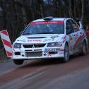 Gelungener Saisonauftakt für Patrik Dinkel im Mitsubishi Lancer Evo IX