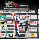 Siegerehrung Rennen 2 ADAC TCR Germany, Motorsport Arena Oschersleben