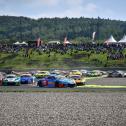 ADAC GT Masters, Most, HCB-Rutronik Racing, Patric Niederhauser, Kelvin van der Linde, Start