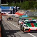 #23 Stefan Bostandjiev / Pavel Lefterov / Overdrive Racing / Porsche 718 Cayman GT4 RS CS