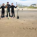 v.l.: Albert Costa Balboa (Emil Frey Racing / Lamborghini), Philip Köster (fünfmaliger Windsurf-Weltmeister), Maximilian Götz (Madpanda Motorsport / Mercedes-AMG)