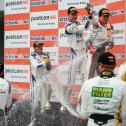 ADAC GT Masters, Sachsenring, Montaplast by Land-Motorsport, Mies, De Phillippi, Mercedes-AMG Team ZAKSPEED, Buurman, Sylvest, Mercedes-AMG Team HTP Motorsport, Dontje, Kirchhöfer, Podium