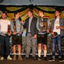 ADAC GT Masters, Meisterfeier, Marvin Kirchhöfer, Daniel Keitwitz, Robert Renauer, Mathieu Jaminet, Kelvin van der Linde, Sheldon van der Linde (v.l.n.r.)
