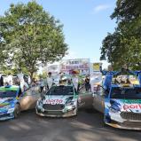 #2	J. Tannert - P. Winklhofer / Skoda FABIA RS Rally2 (RC2), #1	M. Griebel - T. Braun / Skoda Fabia RS Rally2 (RC2),#3	D. Rostek - S. Kopczyk / Skoda Fabia RS Rally2 (RC2)