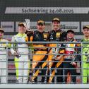 Podium Junior-Klasse Rennen 2, Sachsenring