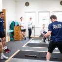 Krafttraining im Rahmen der Veranstaltung in Ruit