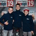 ADAC Stiftung Sport, Essen Motor Show, Racenight 2019, Freddie Heinrich, Lennox Lehmann, Phillip Tonn (v.l.)