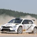 Auf der Jagd nach der DRM-Führung: Mark Wallenwein im Skoda Fabia R5