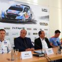 ADAC Rallye Deutschland, Sebastien Ogier, M-Sport World Rally Team, Klaus Bouillon (Saarländischer Minister für Inneres, Bauen und Sport), Klaus Meiser (Präsident des Landtags des Saarlands), Thierry Neuville, Hyundai Motorsport