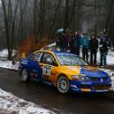 Schnellster Pilot im ADAC Rallye Masters: Titelverteidiger Hermann Gaßner im Mitsubishi Lancer