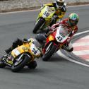 ADAC Mini Bike Cup, Faßberge, Viertakt-Nachwuchsklasse, Kevin Orgis (38), Valentino Frankenberger (42), Philip Jork (36)