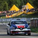 Der Showstart in Eisenach ist gigantisch: Carsten Mohe im Renault Clio R3T