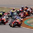 Start zum MotoGP-Rennen