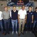 ADAC Rallye Deutschland, Rommelfanger, Kankkunen, Alen, Tomczyk, Ogier, Griebel (vlnr)