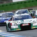 Ein Audi R8 LMS aus dem ADAC GT Masters ist ausgestellt