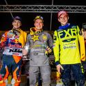 ADAC MX Masters, Bielstein, Jeffrey Herlings ( Niederlande / KTM / Red Bull KTM Factory Racing ), Pauls Jonass ( Lettland / Husqvarna / Rockstar IceOne Husqvarna Factory Racing ), Dennis Ullrich ( Deutschland / Husqvarna / Bodo Schmidt Motorsport )