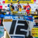 ADAC MX Masters, Fürstlich Drehna, Glenn Coldenhoff ( Suzuki / Niederlande ), Maximilian Nagl ( Husqvarna / Deutschland ) und Dennis Ullrich ( Suzuki / Deutschland )