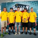 ADAC MX Masters 2019 , ADAC MX Masters Gaildorf, Das MXoN Team Germany v.l.n.r.: Teamchef Wolfgang Thomas, Tom Koch ( Deutschland / KTM / KTM Sarholz Racing Team ), Dennis Ullrich ( Deutschland / Husqvarna / Bodo Schmidt Motorsport ), Henry Jacobi ( Deuts