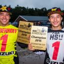 ADAC MX Masters, Lichtenvoorde, Glenn Coldenhoff (Suzuki / Niederlande), Brian Hsu (Suzuki / Deutschland)