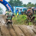 ADAC MX Masters, Lichtenvoorde, Nathan Renkens (KTM / Belgein), Tom Koch (Suzuki / Deutschland)