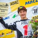 ADAC MX Masters, Lichtenvoorde, Siegerehrung, Brian Hsu (Suzuki / Deutschland)