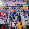 ADAC MX Masters 2019, ADAC MX Masters Möggers, Siegerehrung beim ADAC MX Masters v.l.n.r. Jeffrey Herlings ( Niederlande / KTM / Red Bull KTM Factory Racing ), Jeremy Seewer ( Schweiz / Yamaha / Monster Energy Yamaha Factory MXGP Team ) und Tanel Leok ( E