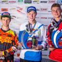 ADAC MX Youngster Cup, Ried, Tomasz Wysocki ( KTM / Polen ), Calvin Vlaanderen ( KTM / Niederlande ) und Thomas Kjer Olsen ( Honda / Dänemark )