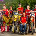 MXoN Team Germany, Teutschenthal, Maximilian Nagl ( Honda / Deutschland ), Brian Hsu ( Suzuki / Deutschland ), Marcus Schiffer ( Suzuki / Deutschland ), Hubert Nagl, Teamchef MXoN Team Germany, Henry Jacobi ( KTM / Deutschland ) und  Dennis Ullrich ( KTM)