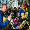 ADAC MX Masters, Fürstlich Drehna, Mickaël Pichon (re.) , Motocross-Weltmeister und Vater von Zachary Pichon ( Suzuki / Frankreich / Team Suzuki World MX2 ), ADAC MX Youngster Cup