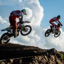 Nico Greutmann ( Deutschland / Husqvarna / Team AB-Racing by Zweiradsport Schmitz ) und Paul Bloy ( Deutschland / KTM / Kosak Racing Team ) beim ADAC MX Youngster Cup