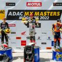 Tageswertung beim ADAC MX Junior Cup 85ccm v.l.n.r. Jonathan Frank ( Deutschland / KTM / Schmicker Racing ), Emil Ziemer ( Schweiz / Husqvarna / Kosak Racing Team ) und Maxime Lucas ( Belgien / KTM )