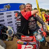 Maximilian Nagl ( Deutschland / Honda / KMP Honda Racing powered by Krettek ) beim ADAC MX Masters mit Alexander Karg, Teamchef KMP-Honda-Racing