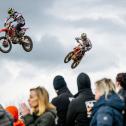 Tom Schröder ( Deutschland / Honda / Team 254 ) und Nico Greutmann ( Deutschland / KTM / KTM SB Racing ) beim ADAC MX Youngster Cup