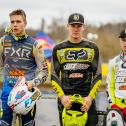 Peter König ( Deutschland / KTM / KTM Sarholz Racing Team / ADAC Berlin-Brandenburg e.V. ), Cato Nickel ( Deutschland / KTM / WZ-Racing ) und Mike Gwerder ( Schweiz / KTM / WZ-Racing ) beim ADAC MX Youngster Cup