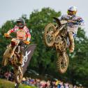 Dani Heitink und Dean Gregoire duellierten sich im ADAC MX Junior Cup 85 sehenswert