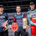 Das Podium in Bielstein (v. l.): Jordi Tixier, Max Nagl, Adam Sterry