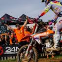 Mechaniker von Henry Jacobi ( Deutschland / KTM / KTM Sarholz Racing Team ) beim ADAC MX Masters in der Helferbox. Henry beendet seine aktive Karriere