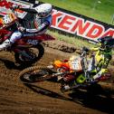 Richard Stephan ( Deutschland / KTM / KTM GST Berlin ) und Quentin Prugnieres ( Frankreich / KTM / WZ‐RACING KTM ) beim ADAC MX Youngster Cup