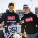 Nico Koch ( Deutschland / GasGas / BECKER RACING ) und Marnique Appelt ( Deutschland / GasGas / BECKER RACING ) beim ADAC MX Masters