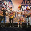 Jahressiegerehrung, Red Bull Holeshot mit Maxime Grau ( Frankreich / KTM / WZ‐RACING KTM ) beim ADAC MX Youngster Cup, Moritz Ernecker ( Österreich / KTM / KTM SARHOLZ RACING TEAM ) beim ADAC MX Junior Cup 125, Lucas Leok ( Estland / Husqvarna / KTM MX FU