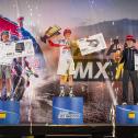Jahressiegerehrung beim ADAC MX Junior Cup 85 mit Jarno Jansen ( Schweiz / GasGas / SIXTYSEVEN RACING TEAM HUSQVARNA ), Lucas Leok ( Estland / Husqvarna / KTM MX FUTURES ) und Marten Raud ( Estland / Husqvarna / MX‐HANDEL HUSQVARNA RACING )